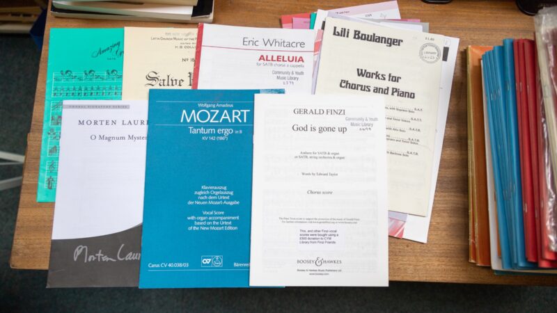 Finzi, Mozart and other scores